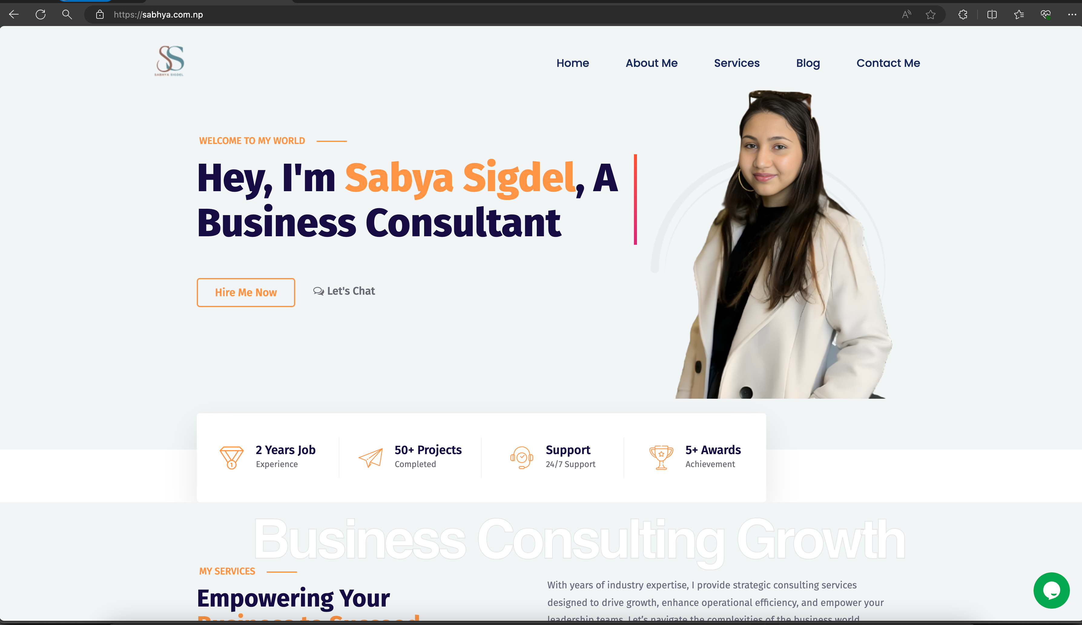 Sabhya Sigdel Website